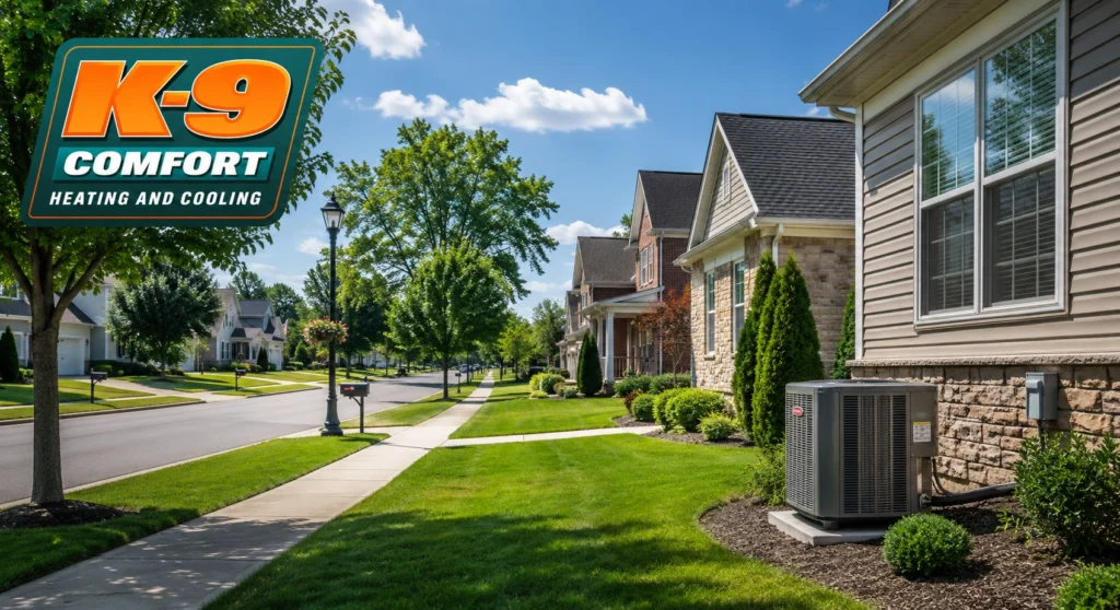 Heating and Cooling Marysville Ohio Neighborhood K9 Comfort